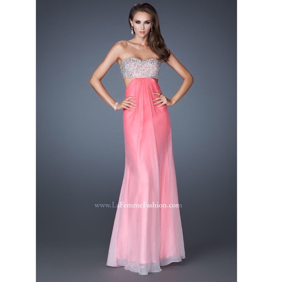 La Femme Dresses & Skirts - 💎La Femme Strapless Prom Dress 💎